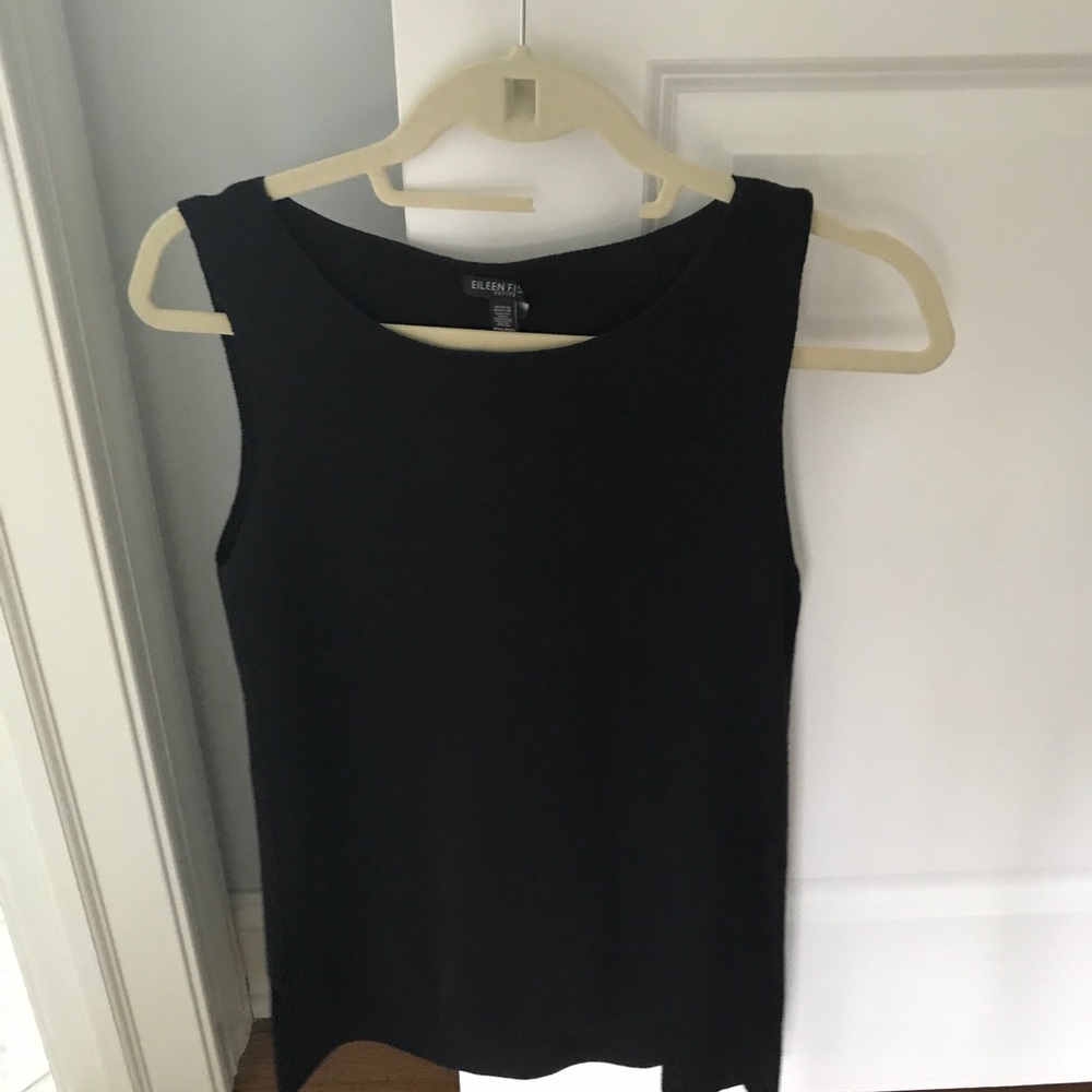 Women’s black Eileen Fisher sleeveless top
